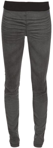 Goldsign Faux Denim Legging - Lyst