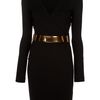 Gucci Wrap Dress in Black - Lyst
