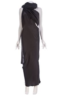 Haider Ackermann Convertible Neck Drape Dress - Lyst