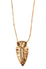 House Of Harlow Hematite Pave Pendant Necklace