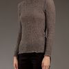 Issey Miyake Cauliflower Crinkle Top in Gray (lilac) - Lyst