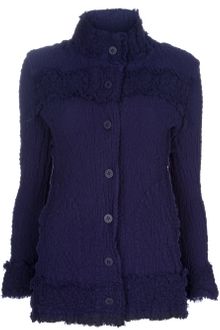 Issey Miyake Cauliflower Frayed Jacket - Lyst
