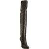 Jimmy Choo Black Leather April Knee High Boots in Black - Lyst