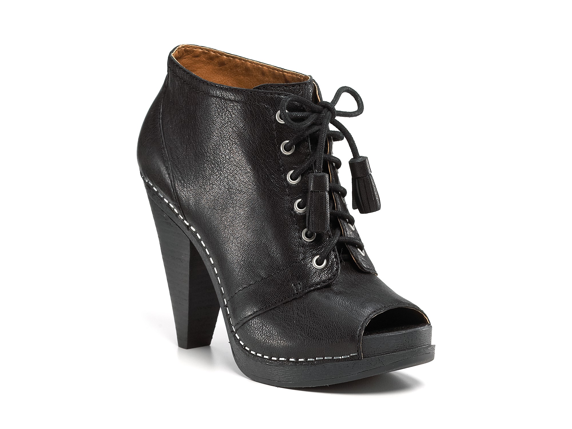 Lucky Brand Francisca Booties In Black Lyst 2282