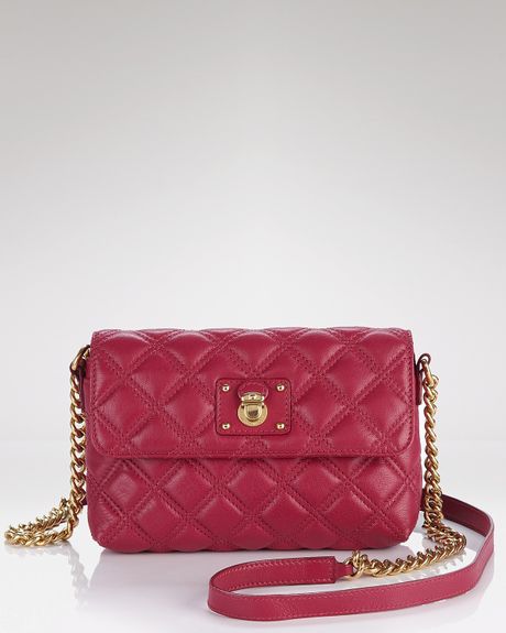 Marc Jacobs Quilted Single Shoulder Bag in Purple (berry) - Lyst