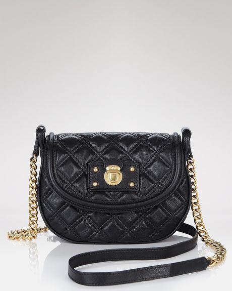 Marc Jacobs Quilted Noho Crossbody Bag in Black | Lyst