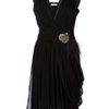Matthew Williamson Pleated Embellished Dress in Black - Lyst