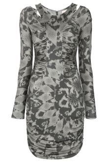 Matthew Williamson Printed Gathered Dress - Lyst