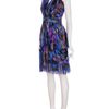 Matthew Williamson Pleated Silk Printed Dress in Multicolor (multicoloured) - Lyst