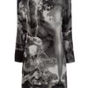 Mcq By Alexander Mcqueen Printed Silk Dress in Black - Lyst