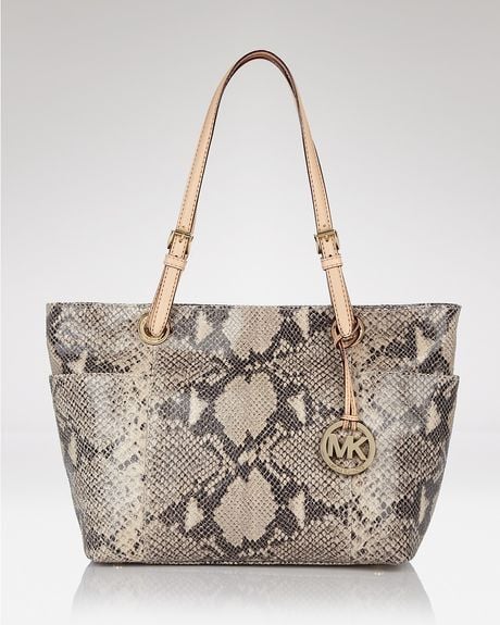 Michael Kors Jet Set Top Zip Tote in Beige (dark sand) - Lyst