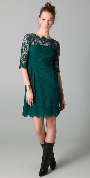 Milly Celia Lace Dress - Lyst