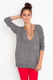 Nasty Gal Lets Split Knit - Lyst