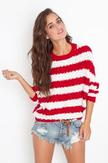 Nasty Gal Double Lines Knit - Lyst
