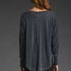Saint Grace Crop Top in Gray (black) - Lyst