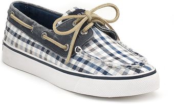  Bahama 2-eye Plaid Boat Shoes 