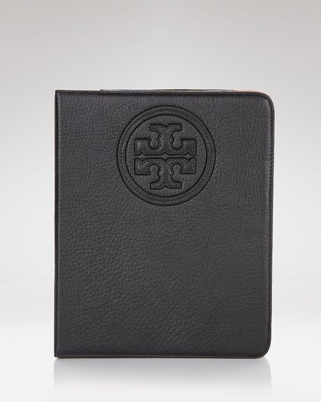 Tory Burch Stacked Logo Etablet Case in Gold - Lyst