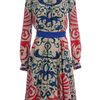 Versace Pattern Dress in Blue - Lyst