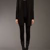 Vince Shearling Coat in Black (charcoal) - Lyst