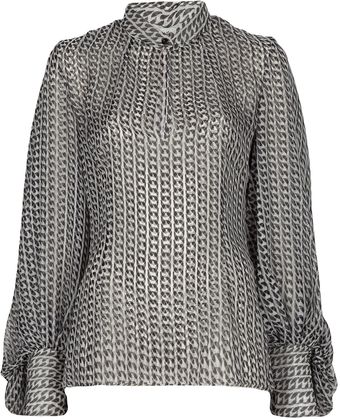 Yves Saint Laurent Paisley Blouse - Lyst