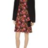 Zac Posen Abstract Printed Jersey Dress in Multicolor (burgundy) - Lyst