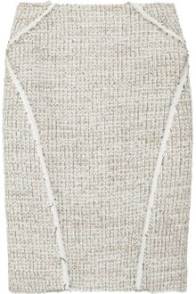 Zac Posen Bouclé-tweed Pencil Skirt - Lyst
