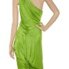 Zac Posen Draped Oneshoulder Jersey Dress in Green - Lyst
