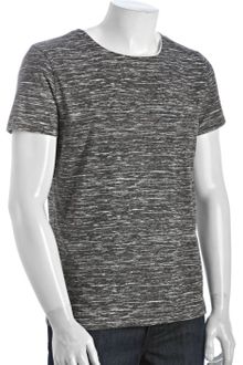Balenciaga Grey Rough Stripe Print Cotton T-shirt - Lyst