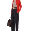 Bottega Veneta Silk Lined Silkcashmere Knit Cardigan in Red - Lyst