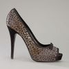 D&g Peep Toe Pump in Brown - Lyst