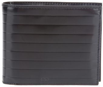 Dior Homme Stripe Wallet - Lyst