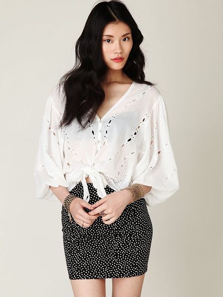 free people polka dot