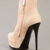 Gianmarco Lorenzi Ankle Boot in Beige - Lyst