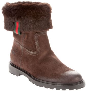  Fur Trim Boot 
