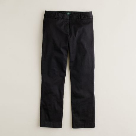 J.crew Classic Café Capri in Black - Lyst