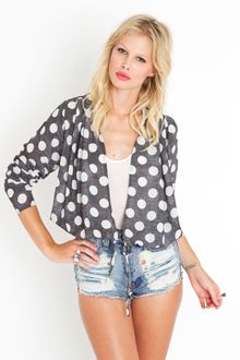 Nasty Gal Dottie Wrap Jacket - Lyst