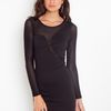 Nasty Gal Seeing Stripes Dress in Black - Lyst