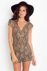 Nasty Gal Louisa Lace Romper