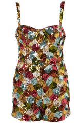 Topshop Sequin Playsuit 