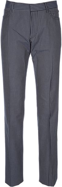 Gucci Tapered Trouser in Blue - Lyst