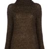 Junya Watanabe Turtle Neck Sweater in Brown - Lyst