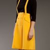 Labour Of Love High Waisted Skirt in Yellow - Lyst