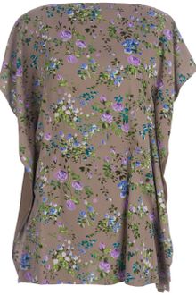 Maison Martin Margiela Floral Print T-shirt - Lyst
