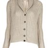 Massimo Alba Cashmere Chunky Knit Cardigan in Beige (nude) - Lyst