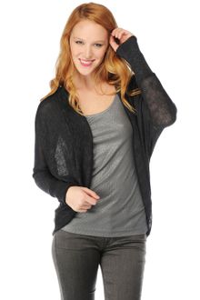 Splendid Melange Loose Knit Cardigan - Lyst