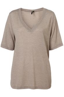 Topshop Washed V Tee By Boutique - Lyst