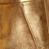 Gucci Metallic Leather Mini Skirt in Gold - Lyst