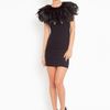 Nasty Gal Ostrich Feather Collar in Black - Lyst