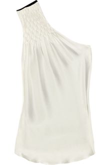 Preen Mood Sandwashed-silk Top - Lyst