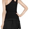Preen Mood Sandwashedsilk Top in White (black) - Lyst